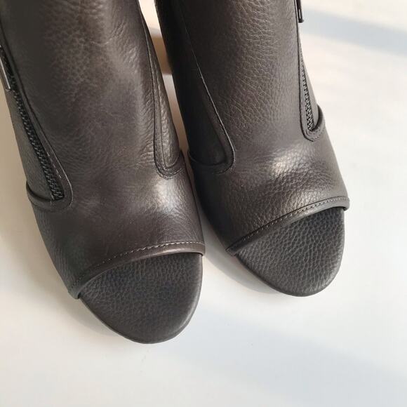 Splendid Leather Peep Toe Bootie - Picture 5 of 9